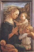 Sandro Botticelli Filippo Lippi,Madonna with Child and Angels or Uffizi Madonna oil painting reproduction